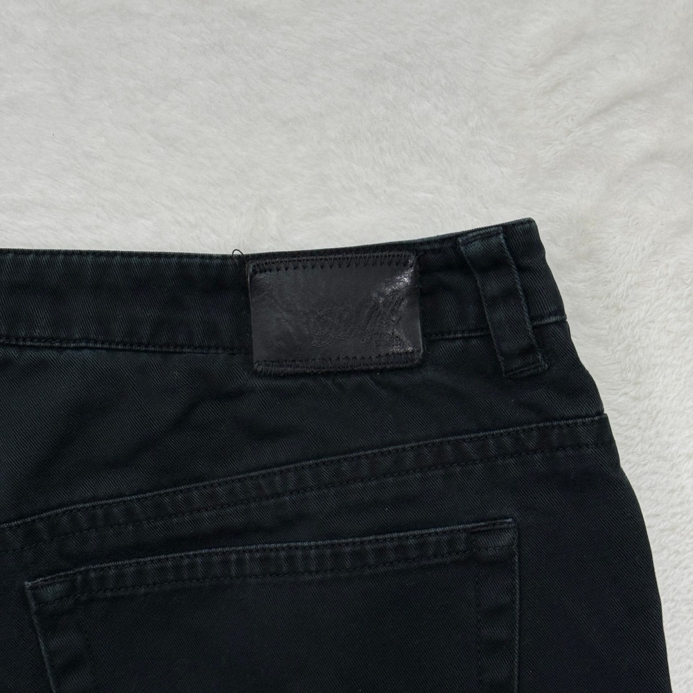 Ralph Lauren Pants Womens 6 Black Cotton Twill Flare Mid Rise 5-Pocket Trousers - Picture 11 of 12